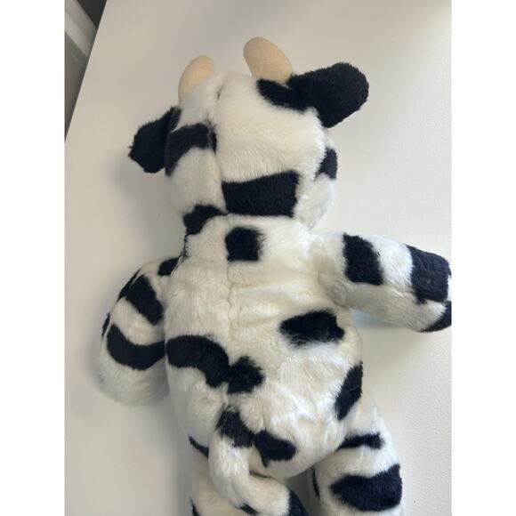 Build a Bear Black White Holstein Cow Plush Makes Sounds Moos 20 Inch Long - Picture 4 of 8